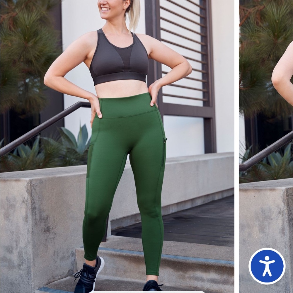 Fabletics Forest Green Women's Utility Motion365 Leggings